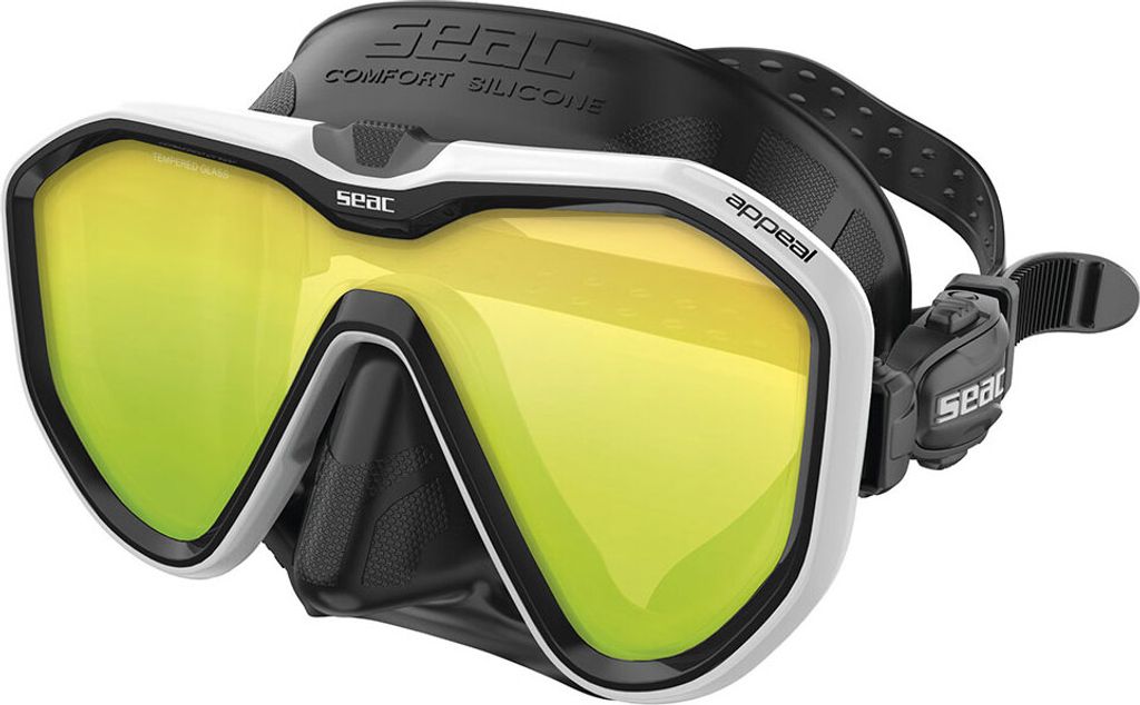 Seacsub Appeal Asian Mirror Tauchmaske Schwarz Schwarz One Size