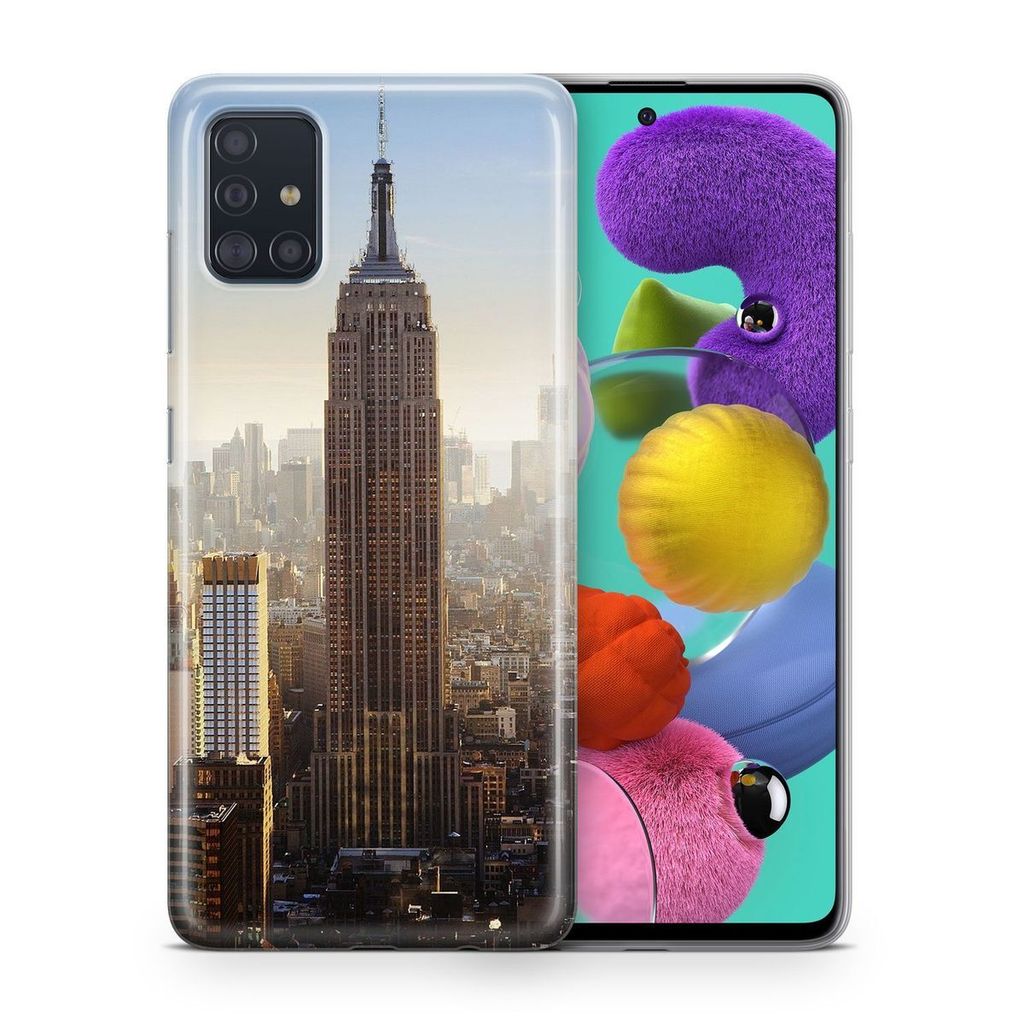 Handyhülle Schutzhülle für Sony Xperia 10 Plus Case Cover Tasche Bumper Etuis TPU, Modell:Sony Xperia 10 Plus, Motiv auswählen:Empire State Bui...