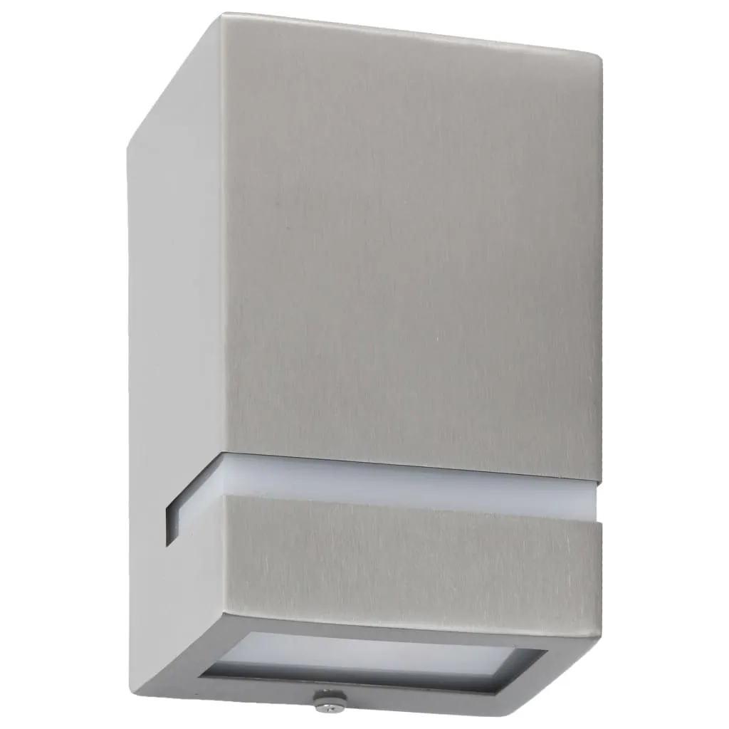 Lampe Murale Argentée Rectangulaire 35W Extérieure Pack de Deux - 3