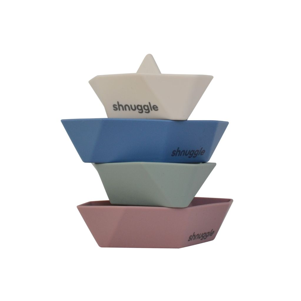 Shnuggle Boats Badespielzeug Blau Blau One Size