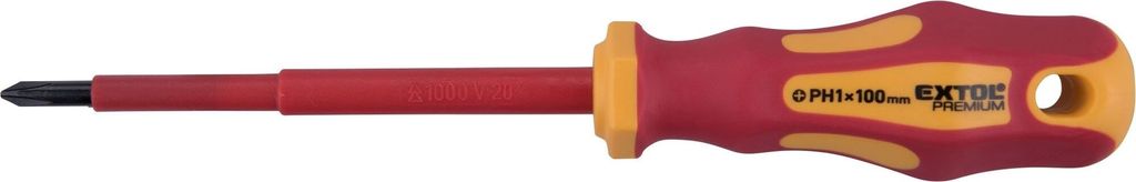 Šroubovák elektrikářský, PH1x100mm, VDE, CrV