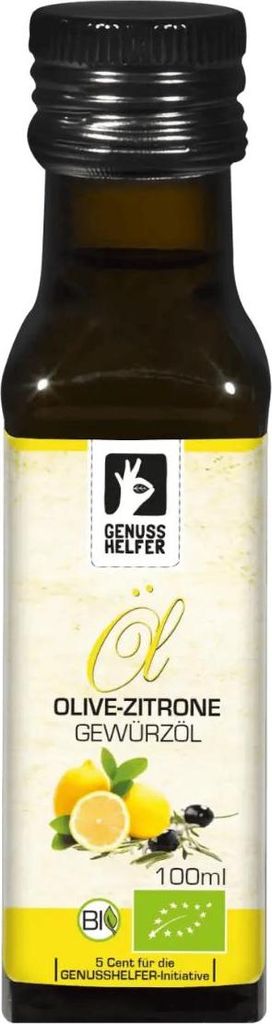 Olive Zitrone Gewürzöl , kaltgepresst, Olivenöl mit Zitrone Produktbild 