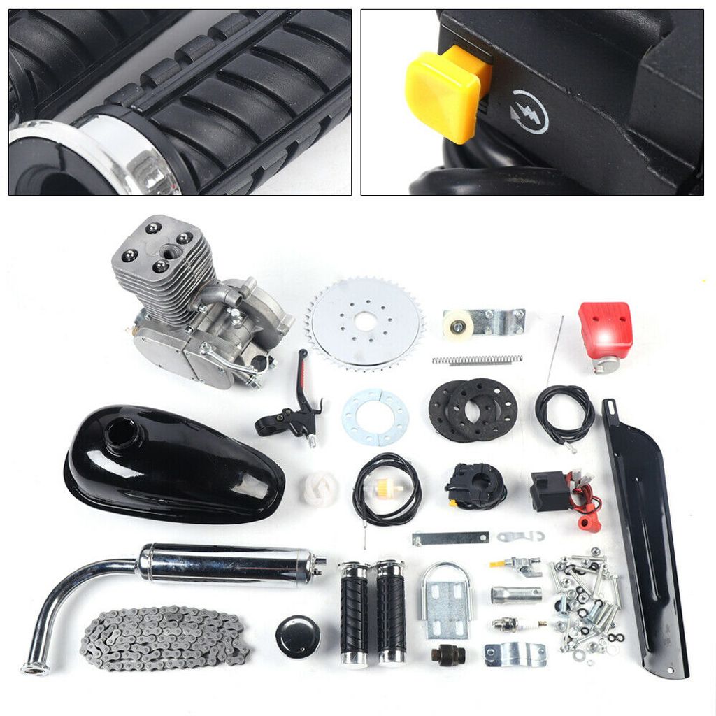 2 Stroke 100CC Motorizované jízdní kolo Benzín Pomocný Obrázek produktu 