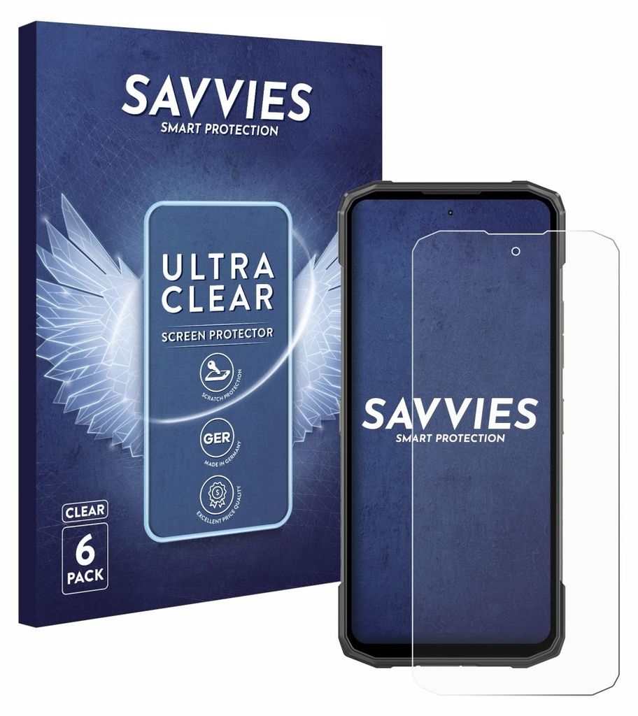 6x Für Doogee Blade 10 Power Schutzfolie Savvies Displayschutz Display Schutz Folie Klar Transparent