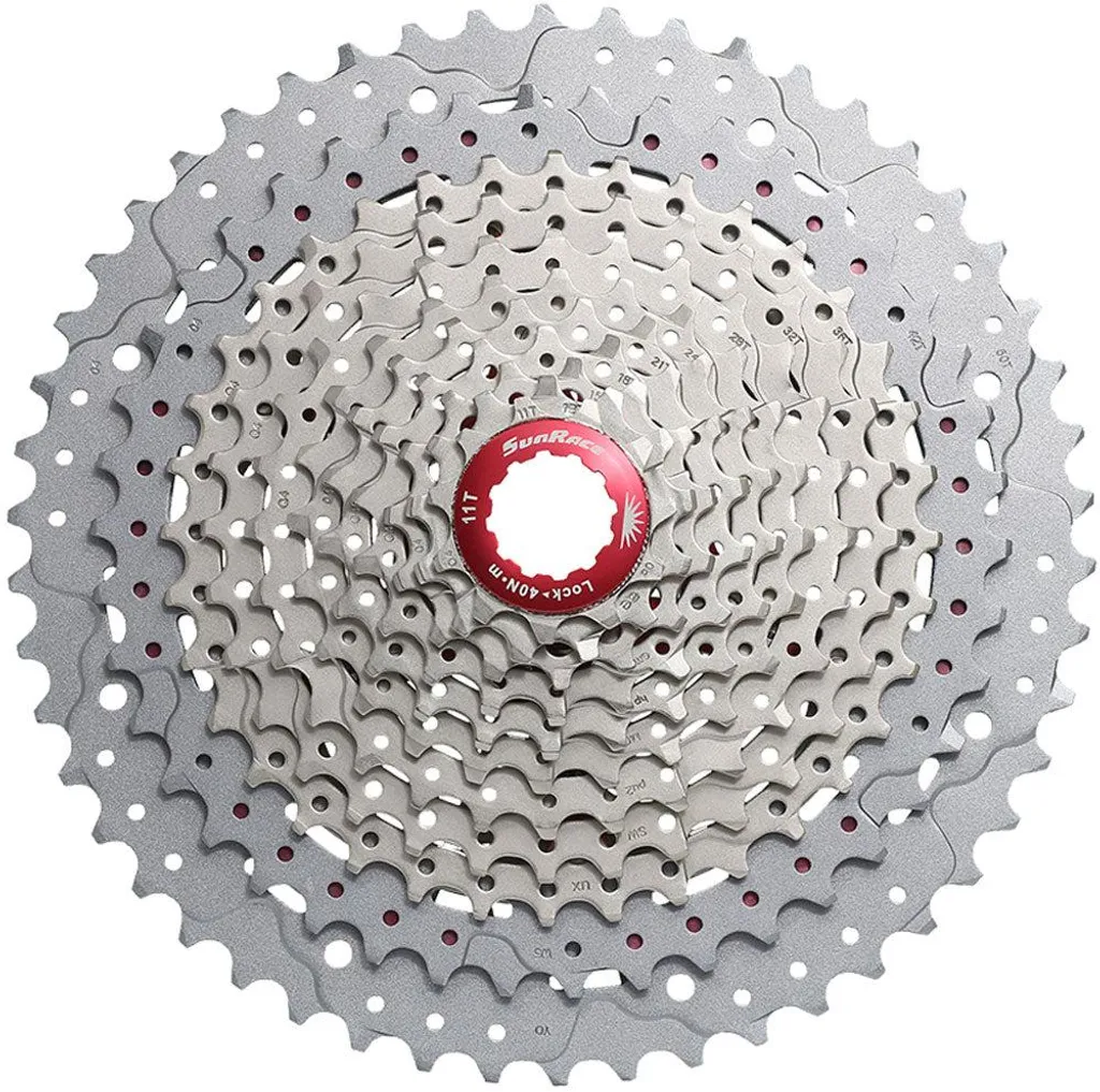 Cassette SunRace CSMX8 11-51T : légèreté et performance 11 vitesses