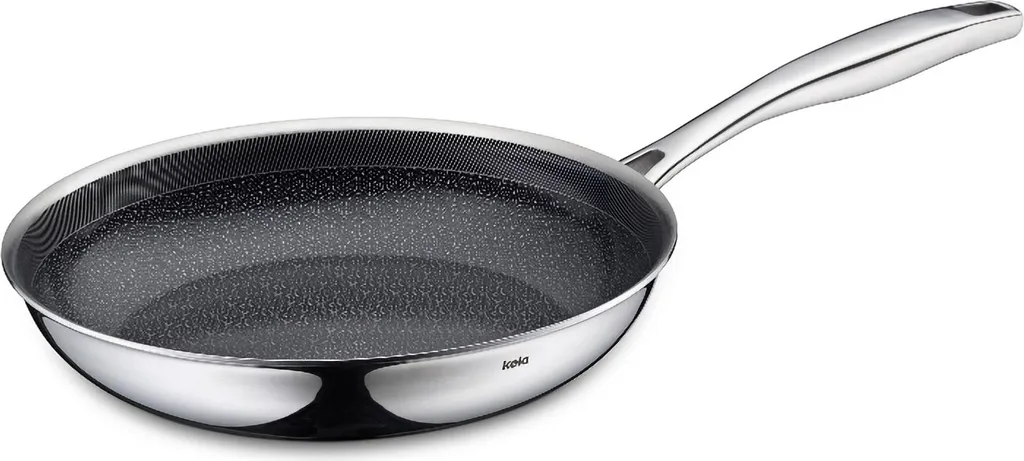Padella Flavoria in acciaio inox 18/10 con rivestimento antiaderente 24 cm