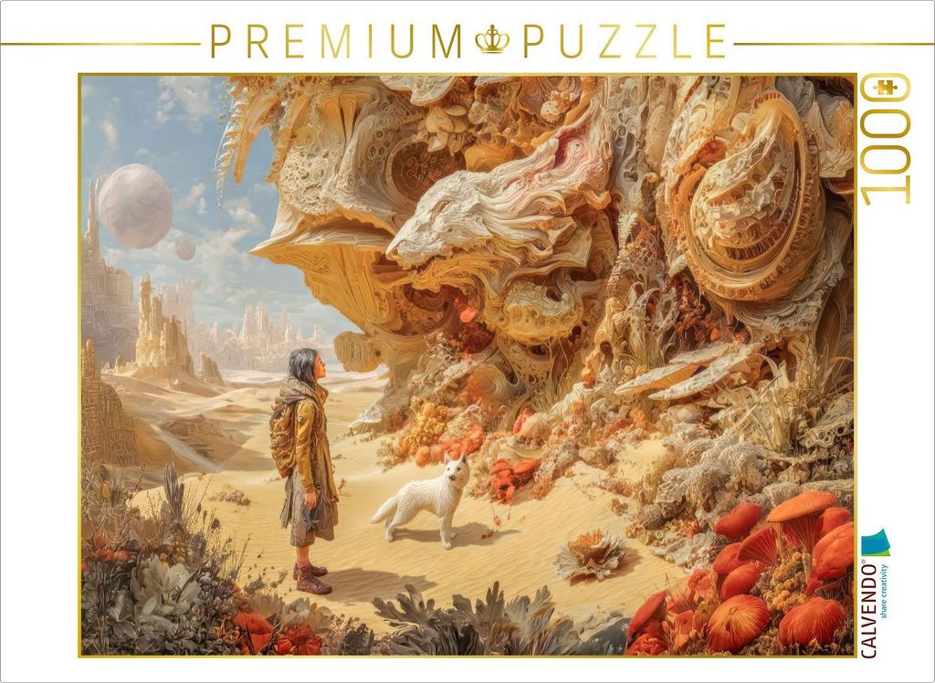 CALVENDO Puzzle Paradies für Tiere | 1000 Teile Lege-Größe 64x48cm Foto-Puzzle für glückliche Stunden