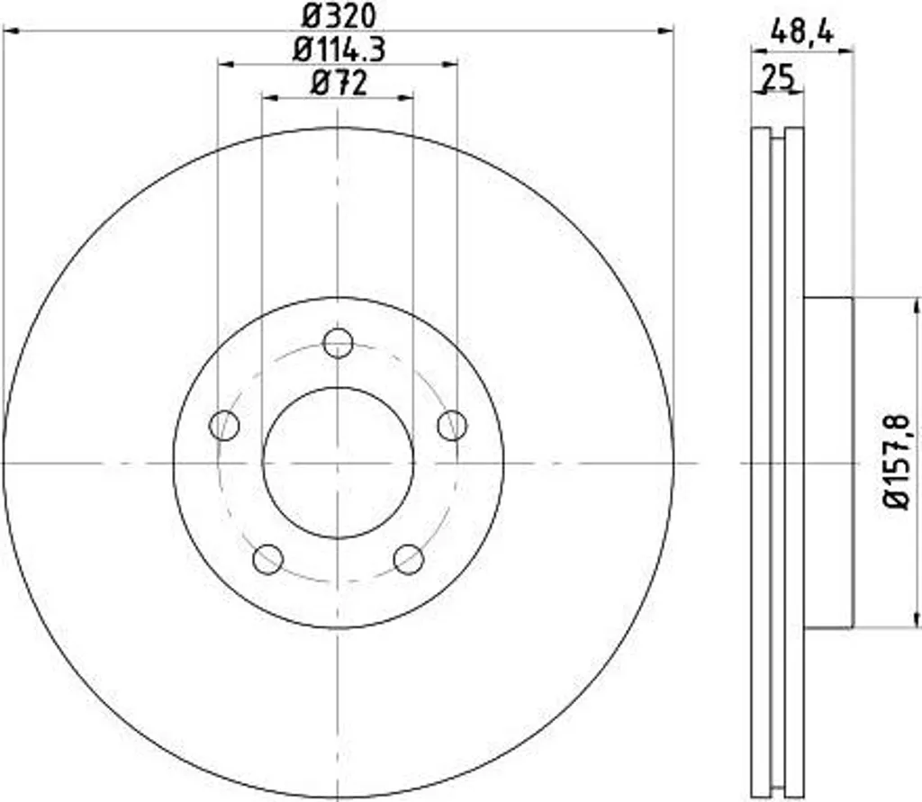 Disque de frein Textar 92223503 OE pour Mazda 3 - Avant/Arrière