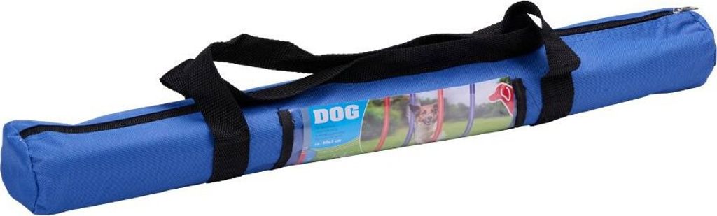 maxxpro Agility Slalom Set Set Agility für Hunde - 60 x 3 cm - Kunststoff - Blau/Rot