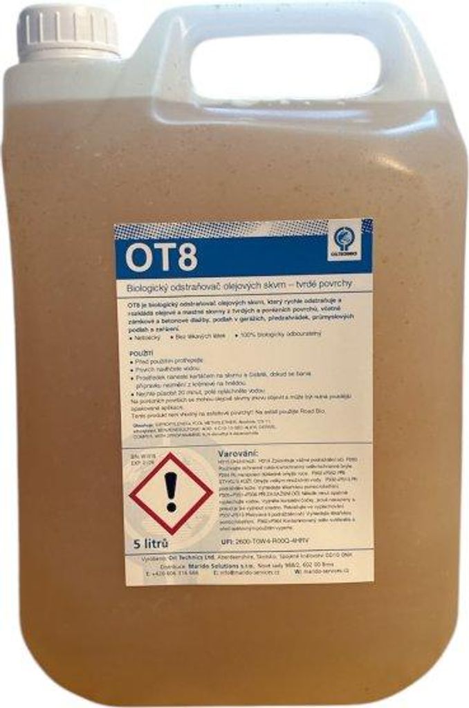 OT8 - Biologischer Entferner für Diesel und Öle von harten Oberflächen