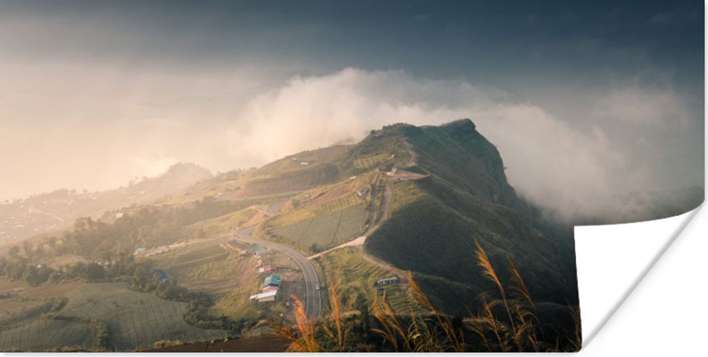 MuchoWow Poster Das Phu Phaeng Ma befindet sich im Phu Hin Rong Kla Nationalpark. 120x60 cm - Bild