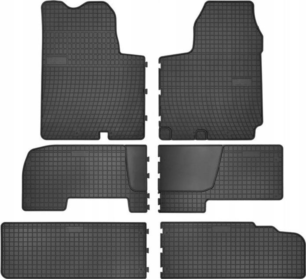 GUMMIMATTEN OPEL VIVARO A NISSAN PRIMASTAR 2001-2014 9 Personen