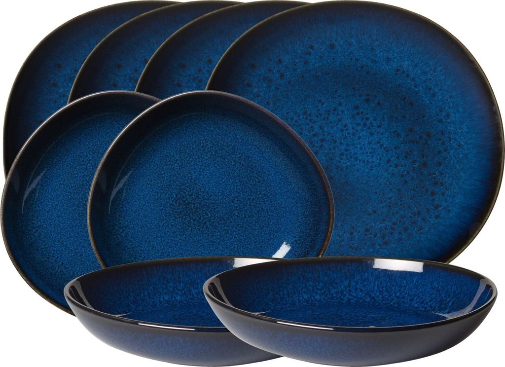 like Villeroy & Boch Lave bleu Tafelset 8tlg