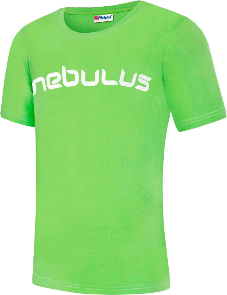 Nebulus T-Shirt LEOS Herren, Shirt, T-Shirt, Rundhals-Ausschnitt, P6320 - Herren, lime-weiß, M