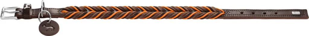 Collier anti-irritation Hunter Solid Education Cord 40 cm marron
