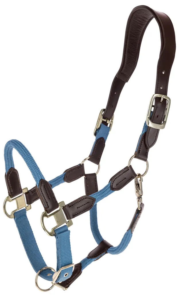 Licol Cow-boy Cordano Deluxe Bleu Fumé FS 2026 - Taille Poney Robuste