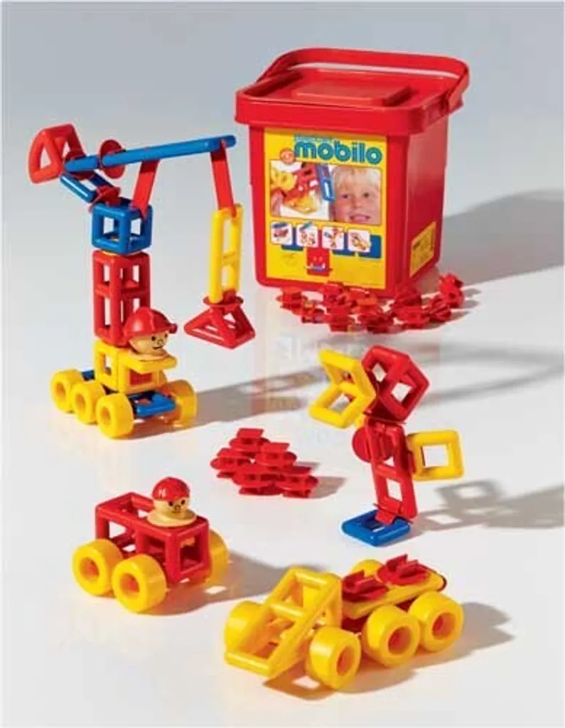 Plasticant Mobilo Basis-Set 256 avec 86 éléments robustes et multicolores