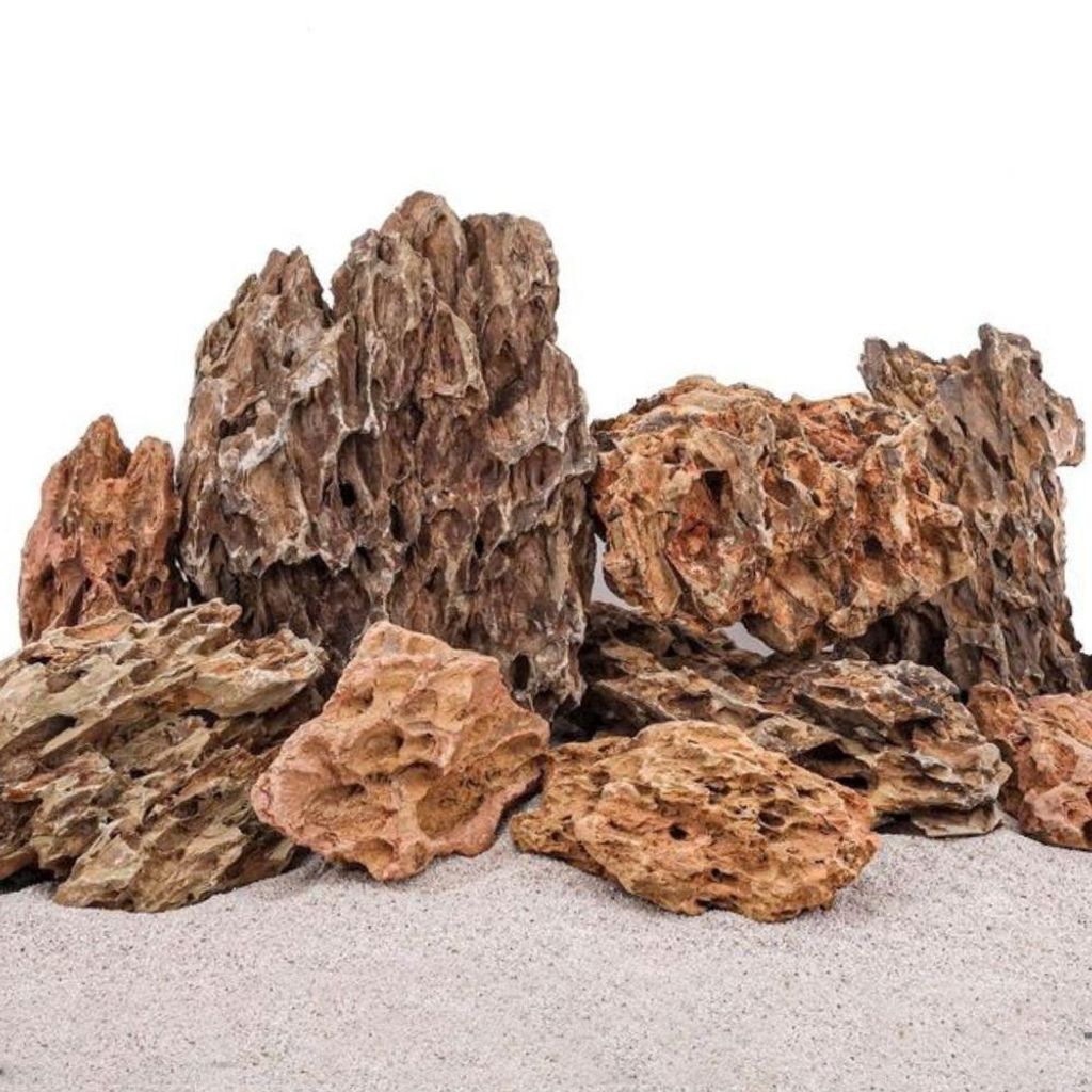 Aquarium Natursteine Drachenstein braun 10 Kg Gr.L 0,6-2,0 Produktbild 
