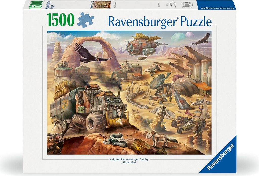 Ravensburger Puzzle 12001395 - Welcome to the Wasteland - 1500 Teile Puzzle für Erwachsene ab 14 Jahren
