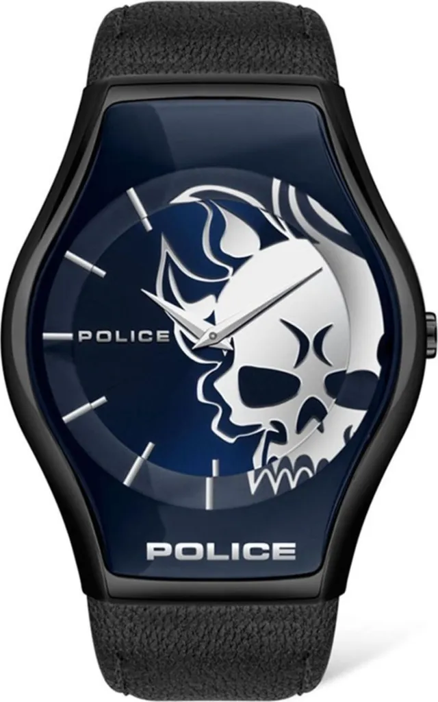 Orologio Police PEWJA2002302 Sphere: Eleganza Italiana in Pelle Nera