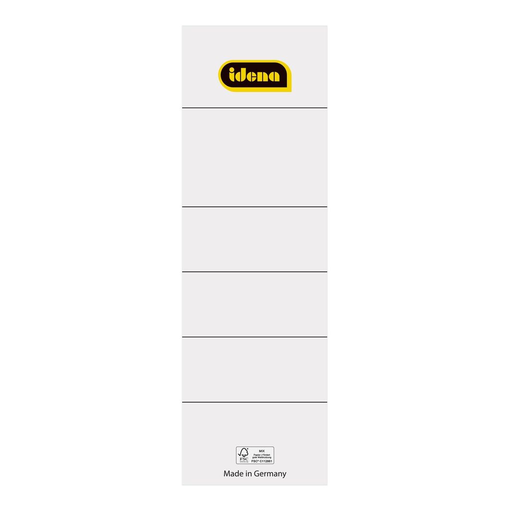 Etichette posteriori 8cm sk corto bianco 10 pzMix, Immagine del prodotto 