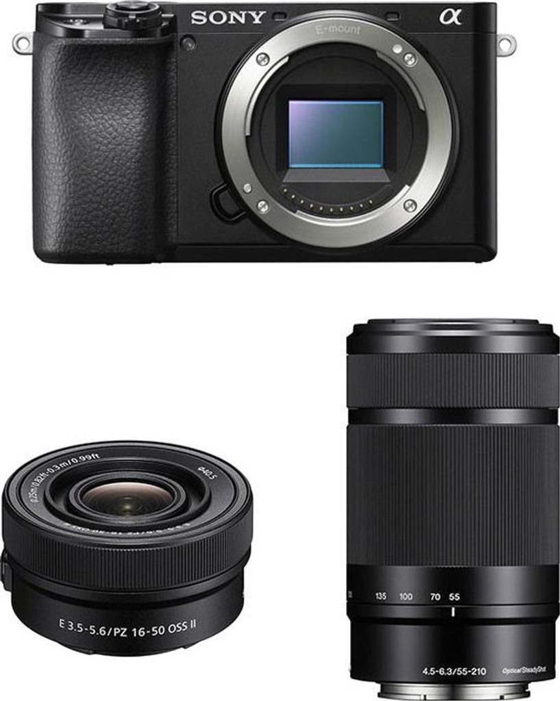 Sony α 6100, 24,2 MP, 6000 x 40000 px, CMOS, 4K Ultra HD, Immagine del prodotto 