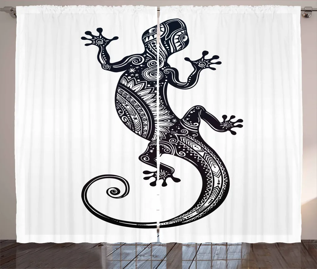 Tenda Rustica ABAKUHAUS Gecko Chevron Bianco Grigio 280 x 245 cm