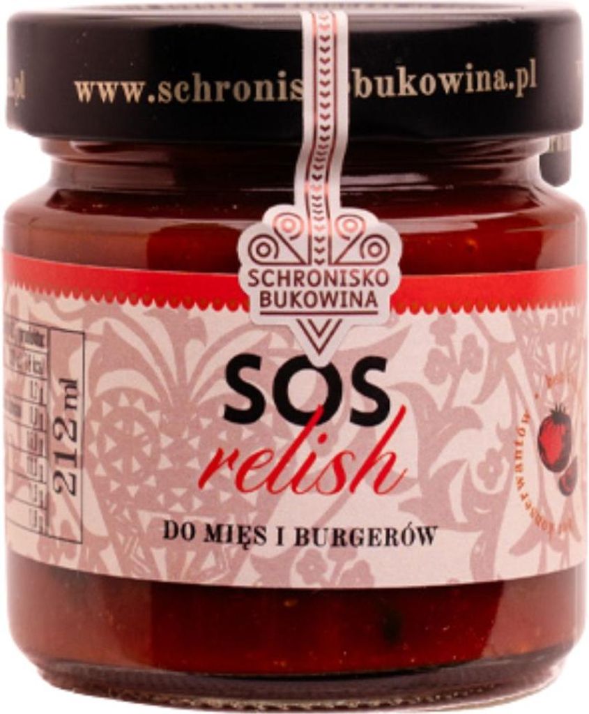 Relish-Sauce für Fleisch und Burger 210 g - Schronisko Bukowina