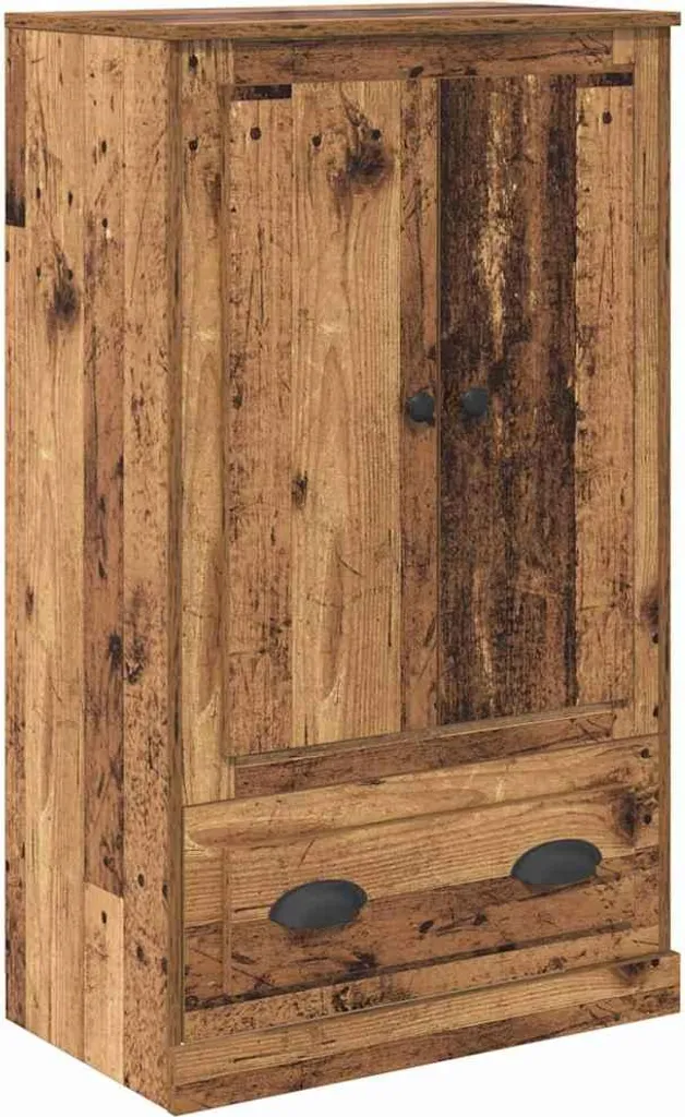 SYFAX™ Mobile Contenitore 60x35x103 cm Legno Vecchio | Shop Online
