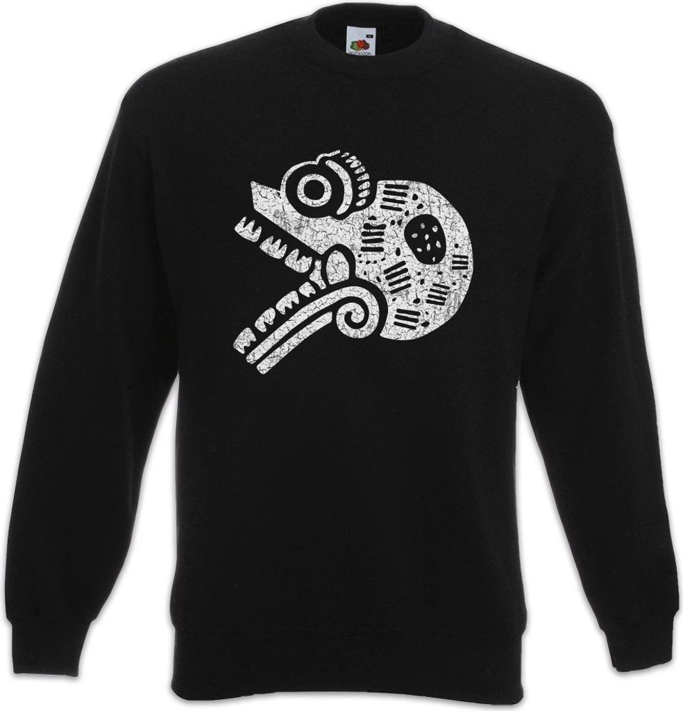 Urban Backwoods Aztec Skull, Sweatshirt, Farbe: Schwarz, Größe: 2XL