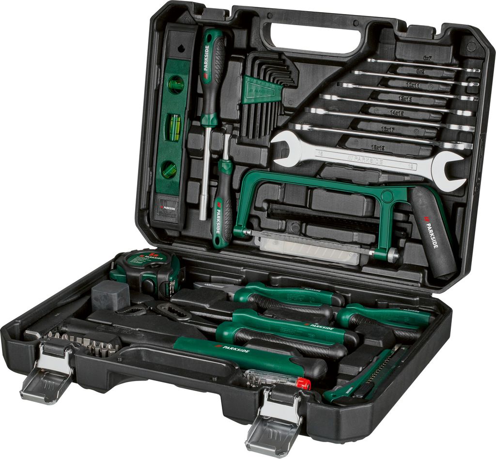 PARKSIDE® Werkzeugkoffer, 64-teilig Produktbild 