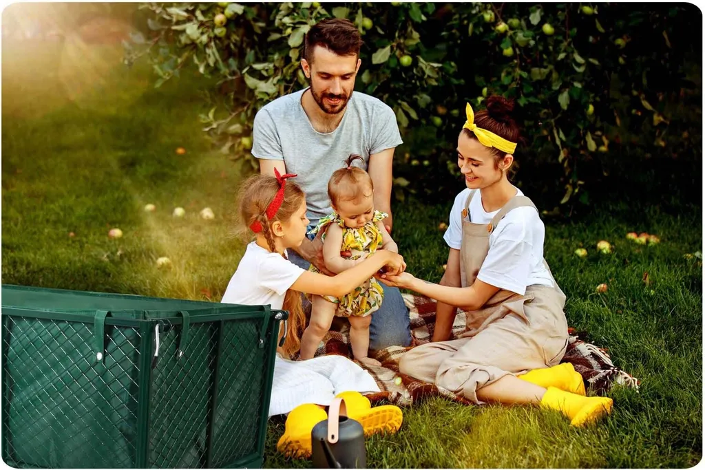 Chariot de jardin basculant pour vider les charges sans effort - 10