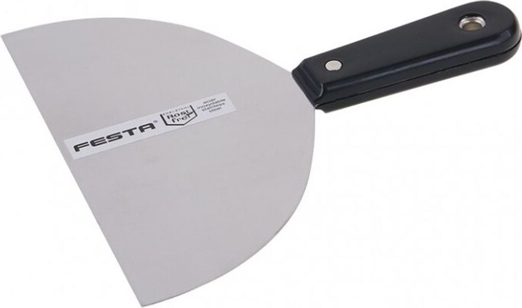 Nirosta Spachtel 200mm zum Auftragen, Glätten und Entfernen von Putz und Farbe
