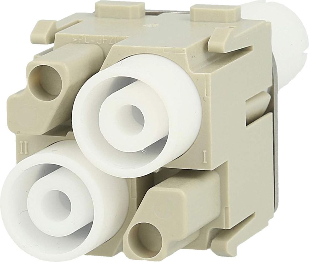 HARTING Han HV Modul Buchseneinsatz (F) Crimpanschluss, 2-polig 2900V/5000V, 40A - 1 Stück