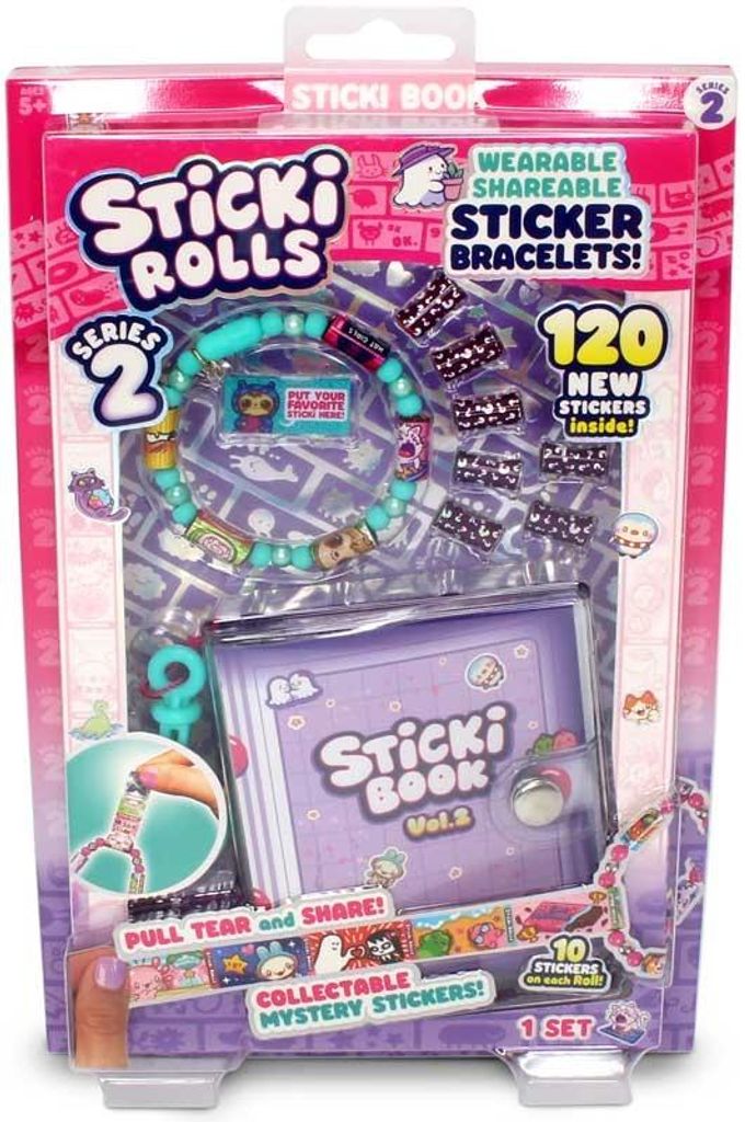 Jazwares Sticki Rolls Book Pack