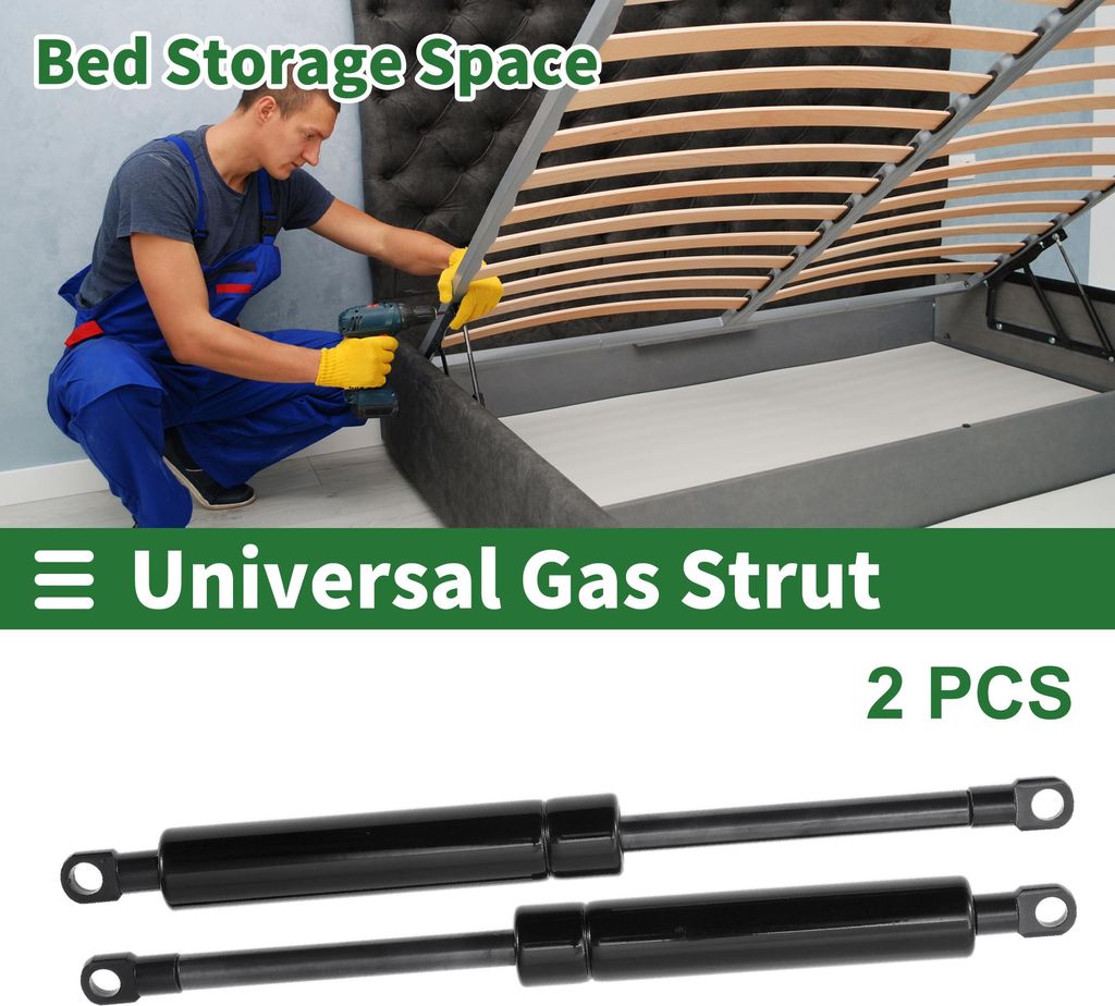 250mm/9.84" Gasdruckfedern 600N Gasfedern Schwarz Kohlenstoffstahl 2 Stücke Wohnmobil Auto Werkzeugkasten Deckel Aufbewahrungsbox Abdeckung Schran...