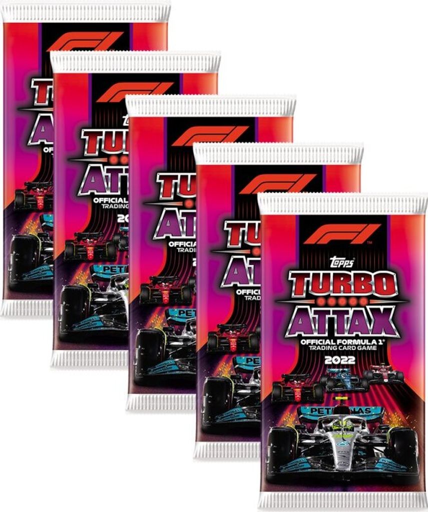 Topps - Turbo Attax Formel 1 2022 - 5 Booster