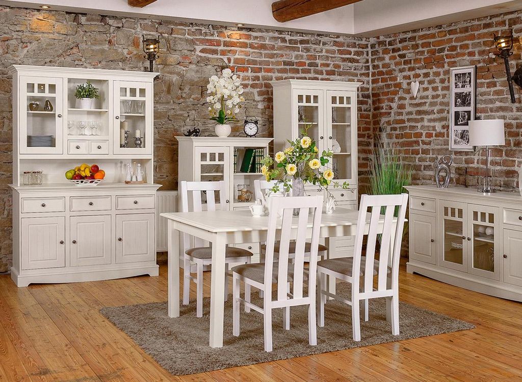 Klassisch Holztisch Esstisch Tisch Holz Tische Landhaus Ess Zimmer Ausziehbar