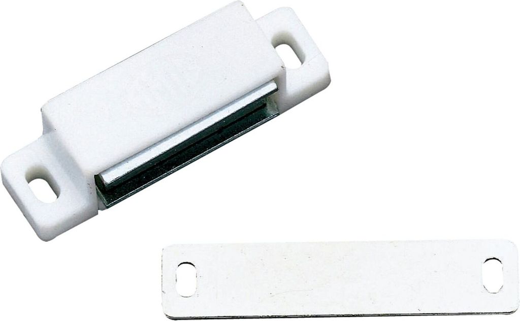 Magnetschnäpper Möbelmagnet Türmagnet Magnetverschluss Schnapper 5kg weiß