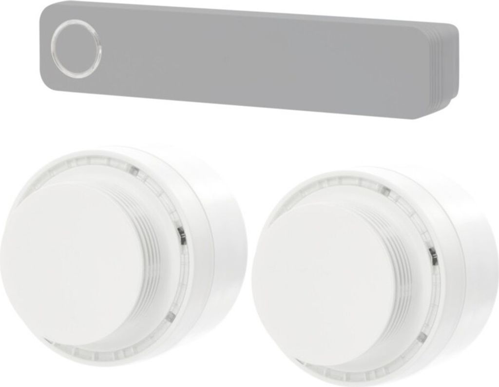 Hekatron Funk-Rauchschalter-Set ORS Funkset 155 silber (31-4100025-02-01)