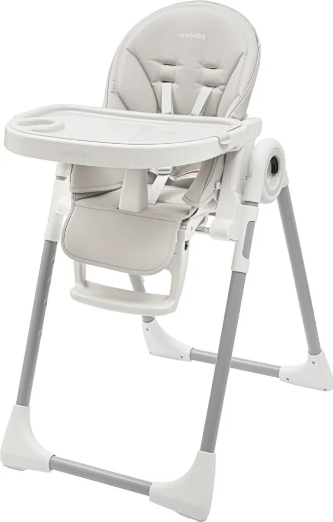 Chaise Iris NEW BABY gris chaud avec assise rembourrée ultra-confort