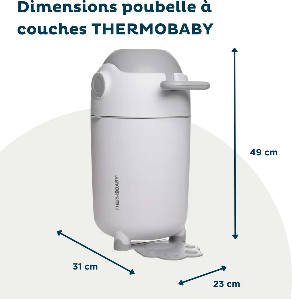 Contenitore Pannolini Thermobaby Design Inodore Senza Ricariche - 5
