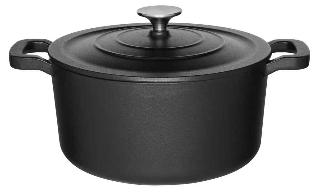 Forno Olandese in Ghisa 5,2 L con Coperchio - Pentola Professionale