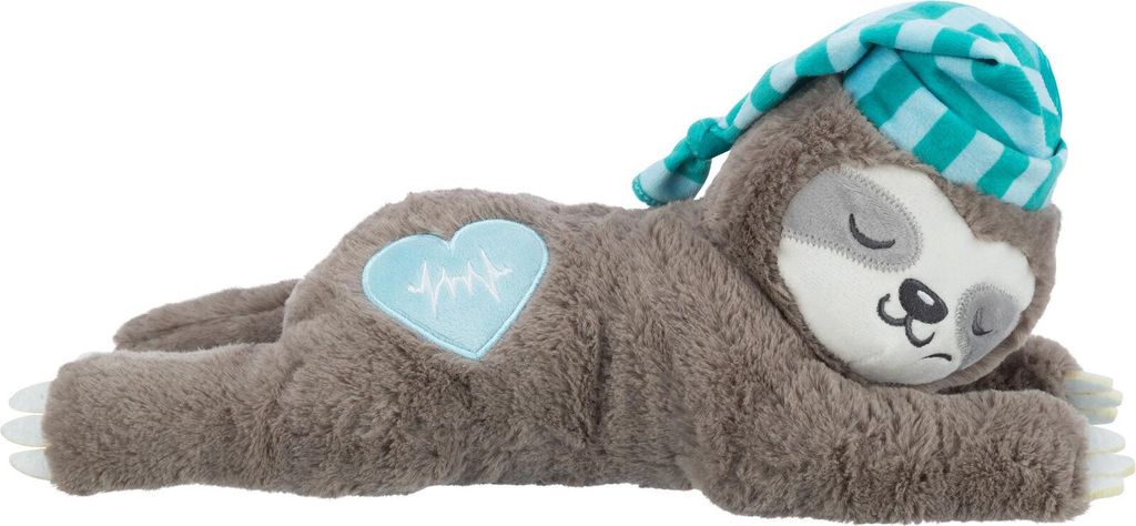TRIXIE Junior Faultier Welpenspielzeug und Einschlafhilfe - diverse - 34 cm