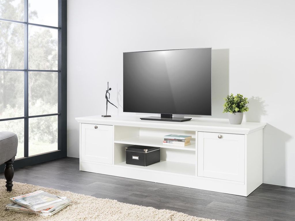 TV-Lowboard Unterschrank Fernsehtisch Sideboard HiFi Produktbild 8