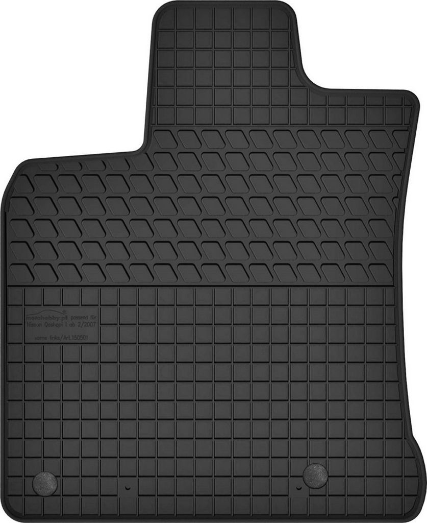 Gummimatte für Fahrer für: Nissan Qashqai I J10 Crossover (2006-2013)