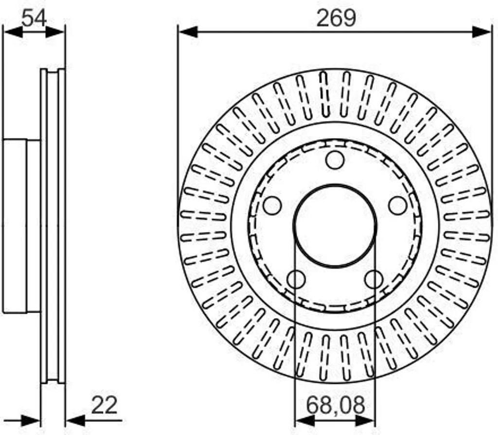 Disque de frein Bosch 0986479A42 : Stop vibrations sur VW Passat 3B3