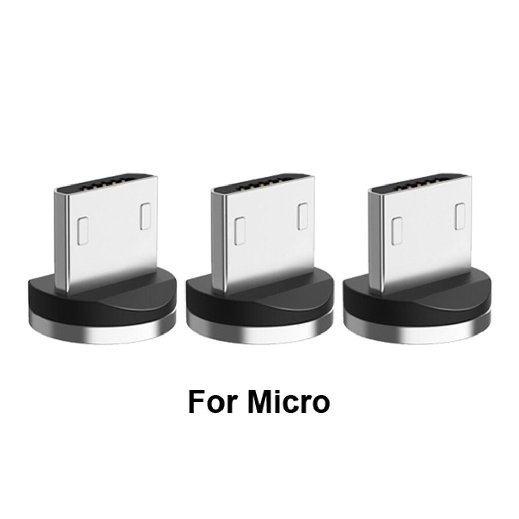 3er-Pack Ersatz Stecker Magnet Adapter Micro USB Für Produktbild 