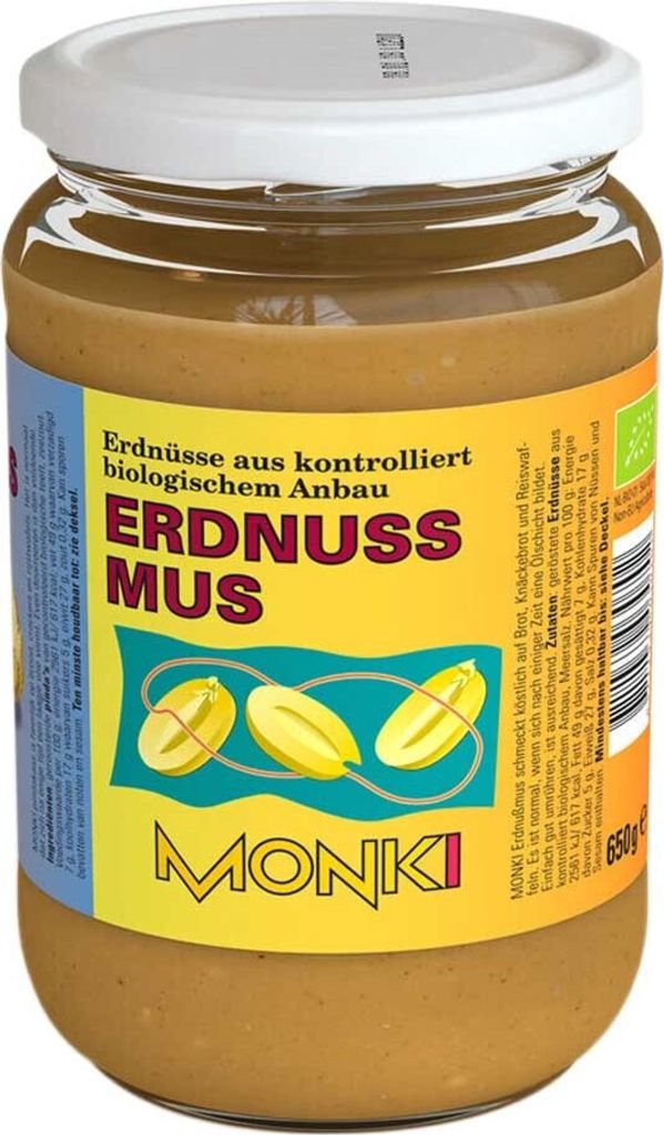 Erdnussmus - geröstet mit Meersalz 650g Produktbild 