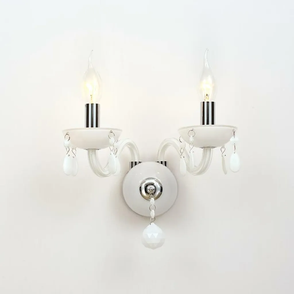 Sublimez vos murs sombres avec l'applique ACA Lighting Crystal noire